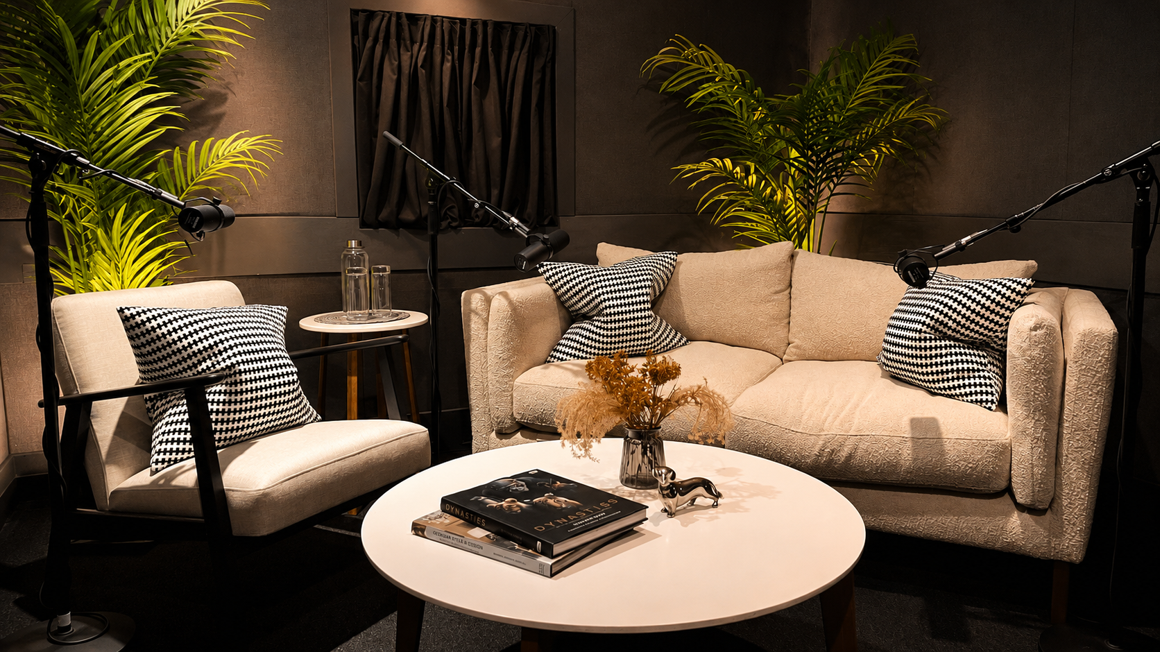 Snug podcast suite at our sister company London Podcasts